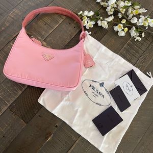 Prada Tessuto re edition 2000 Bag ROSA $950 msrp